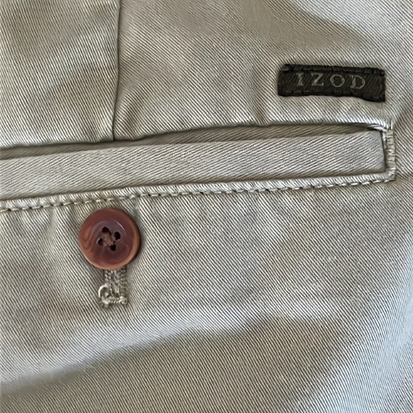 Izod Mens Slim Fit Khakis Size 32x32 - Picture 5 of 7